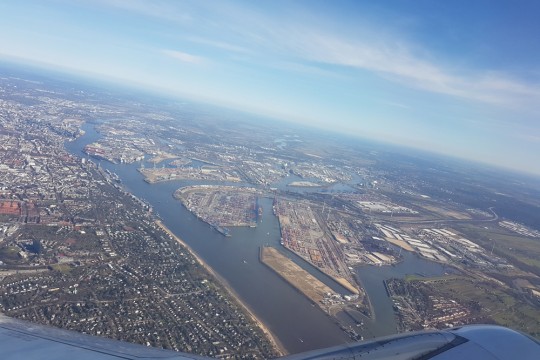 Anflug Hamburg