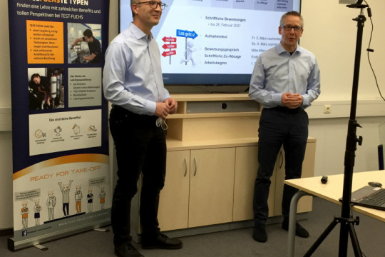 Ein Lehrlings-Infoabend der Zukunft bei TEST-FUCHS: im virtuellen Raum 